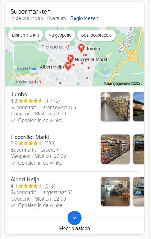 Local Pack Google Search
