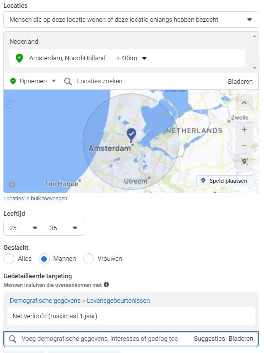 Facebookspecifiekedoelgroep