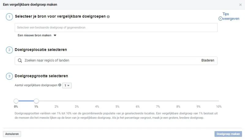 Vergelijkbaredoelgroep